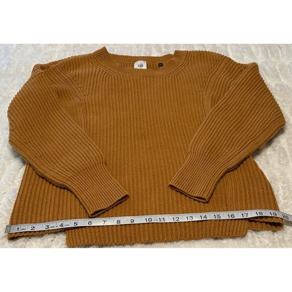 Cabi Brand Chestnut Brown Pullover Sweater Cotton Acrylic Blend Women's Size S - Picture 6 of 16